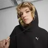 Puma WARDROBE ESS Cropped Hoodie Siyah Kadın Hoodie
