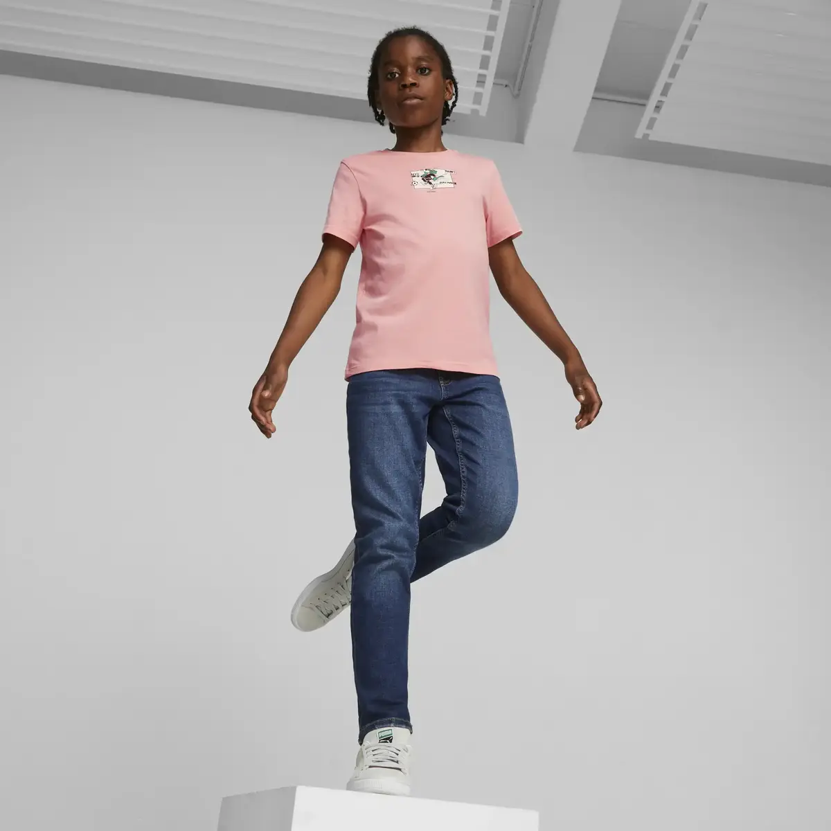 Puma CLASSICS SUPER Tee Pembe Erkek T-Shirt & Polo