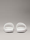 Calvin Klein SLIDE MONOGRAM CO Erkek Beyaz Terlik