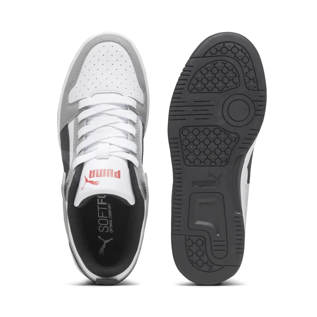 Puma Rebound Layup Lo SL Jr Beyaz Erkek Çocuk Spor Ayakkabı