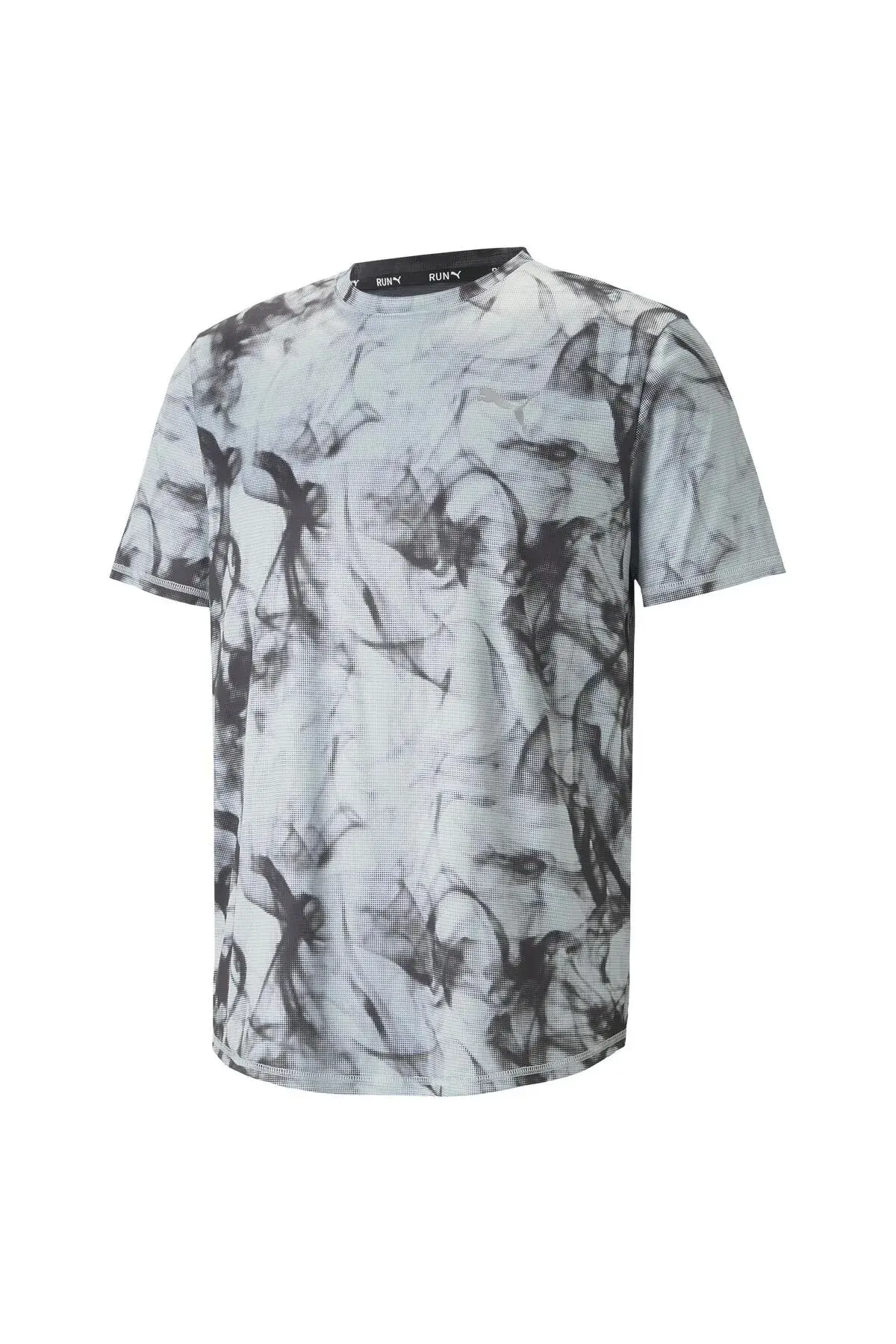Puma RUN FAVORITE AOP GRAPHIC SS TEE Siyah Erkek T-Shirt