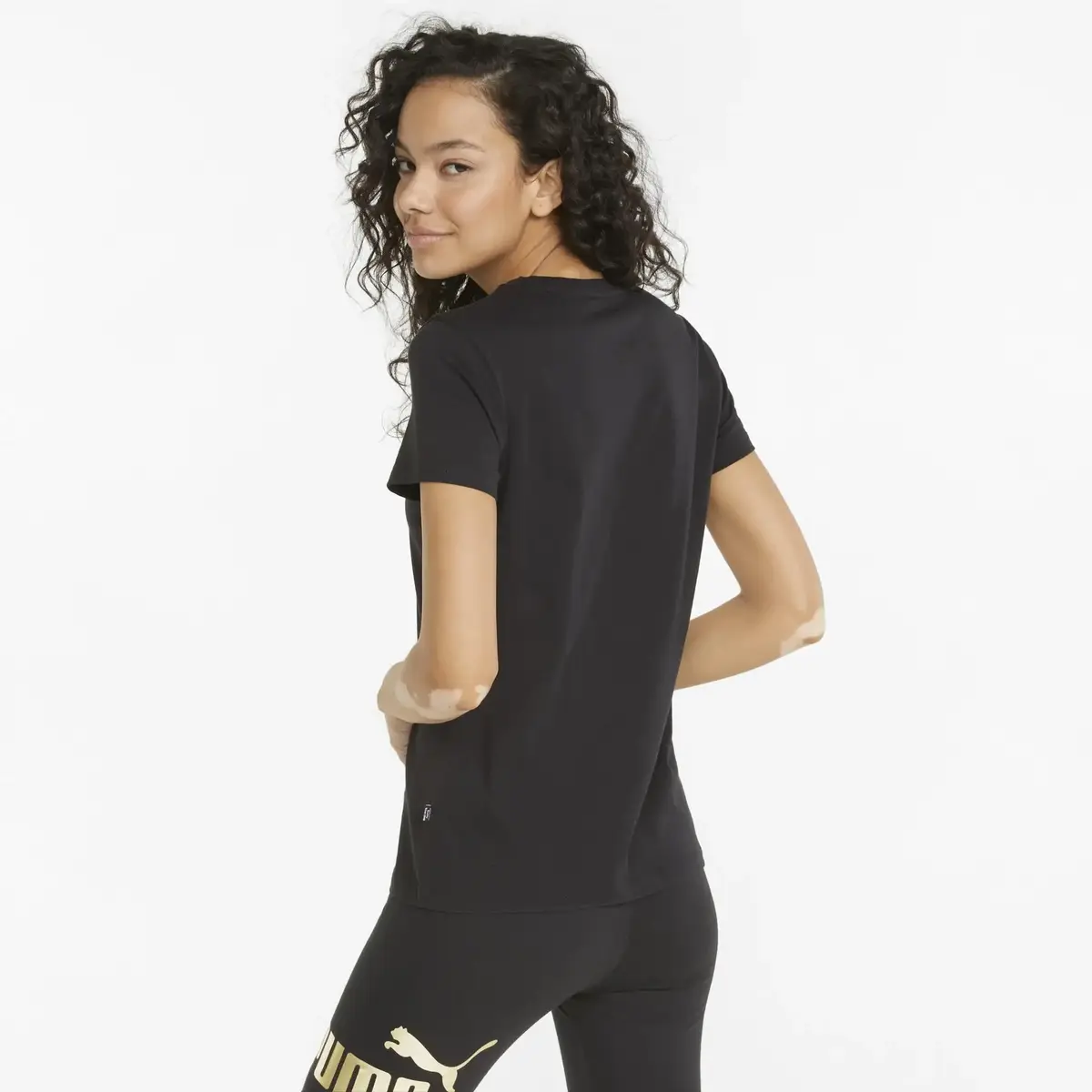 Puma Ess + Metallic Logo T-Shirt