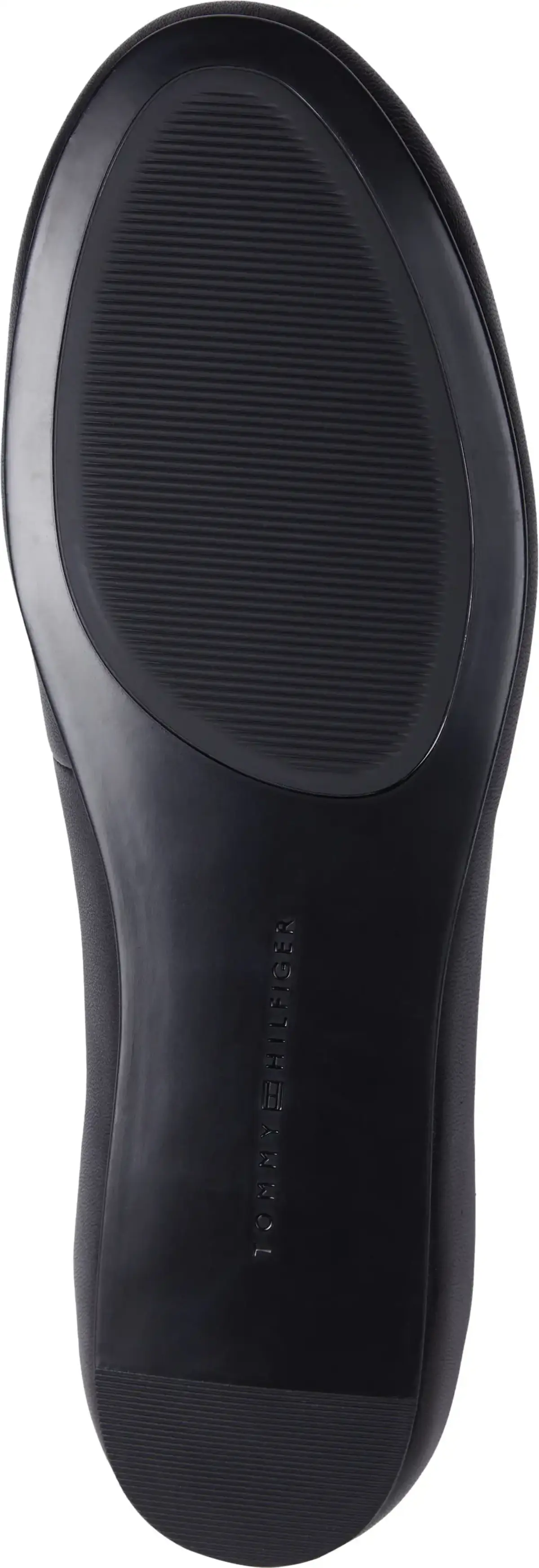 Tommy Hilfiger BALLERINA LEATHER FL, BDS Siyah Kadın Babet