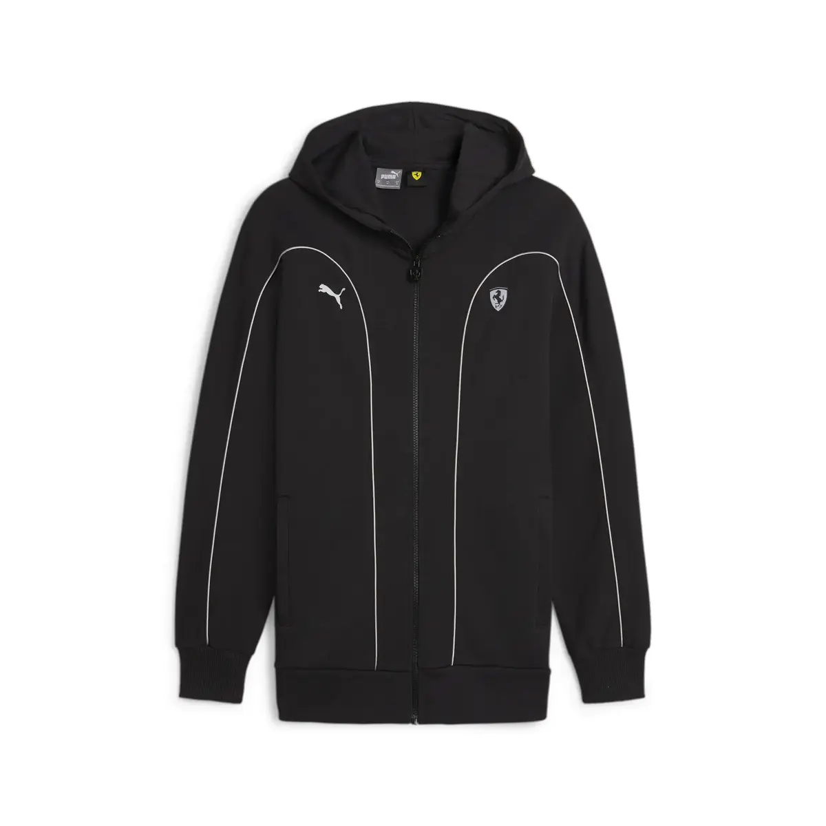 Puma Ferrari Style Hooded Jacket Siyah Erkek Sweatshirt