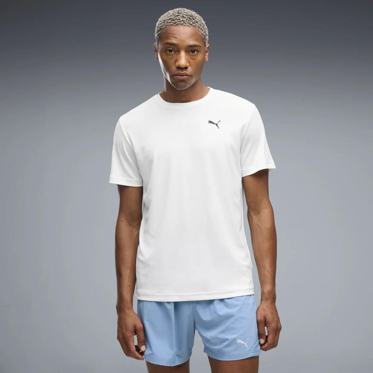 Puma M Run Nitro Graphic Tee Beyaz Erkek T-Shirt