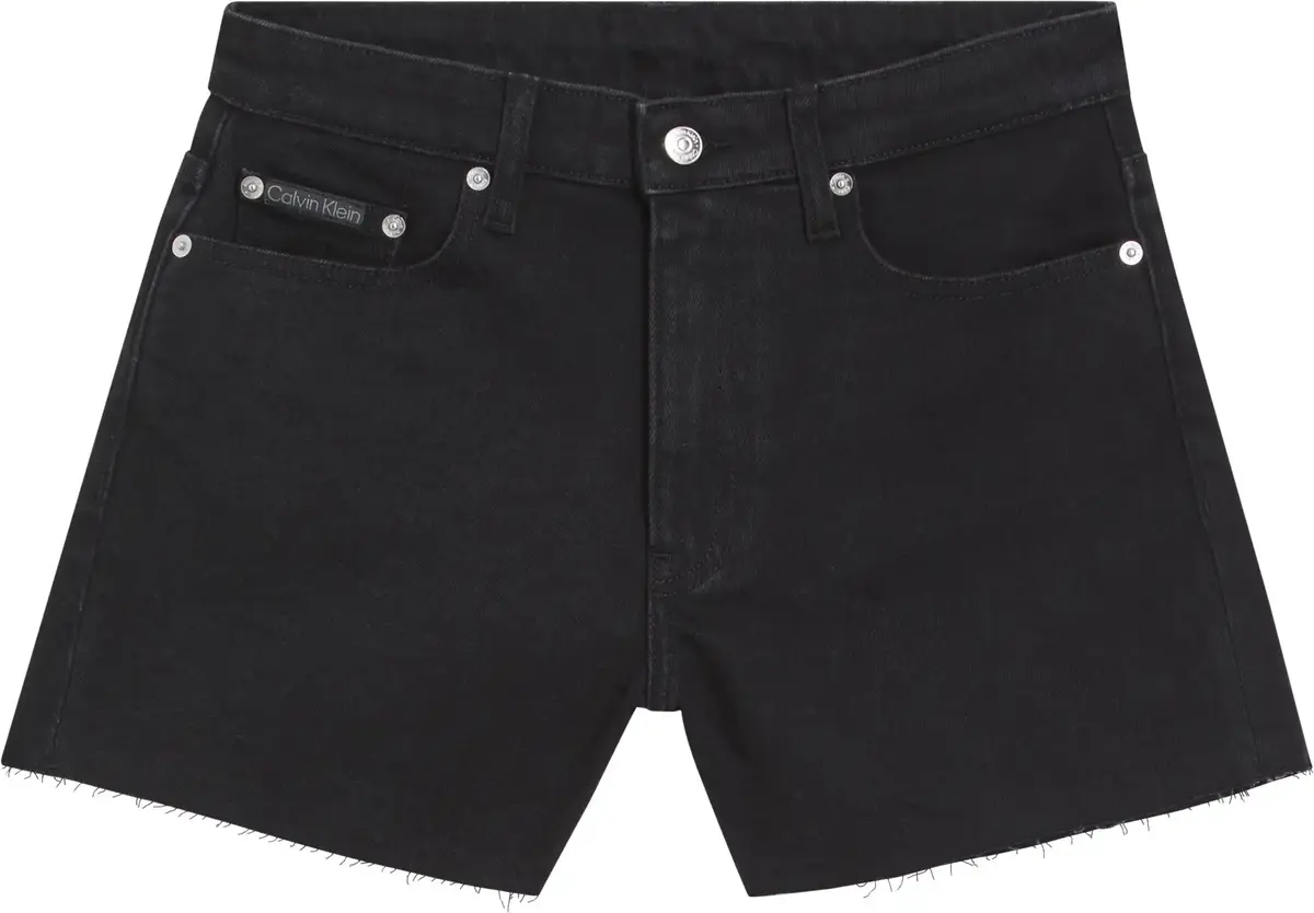 Calvin Klein MOM SHORT, 1BY Siyah Kadın Şort