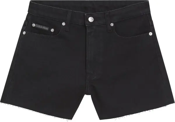 Calvin Klein MOM SHORT, 1BY Siyah Kadın Şort
