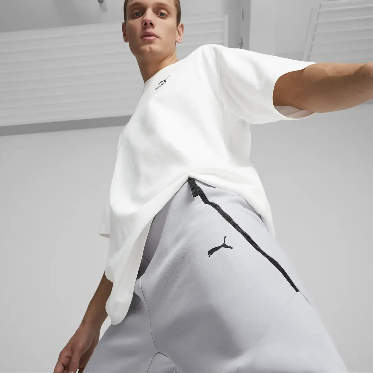 PUMATECH Track Pant DK Gri Erkek Eşofman Altı