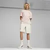 Puma PL Summer Crew Tee Pembe Erkek T-Shirt