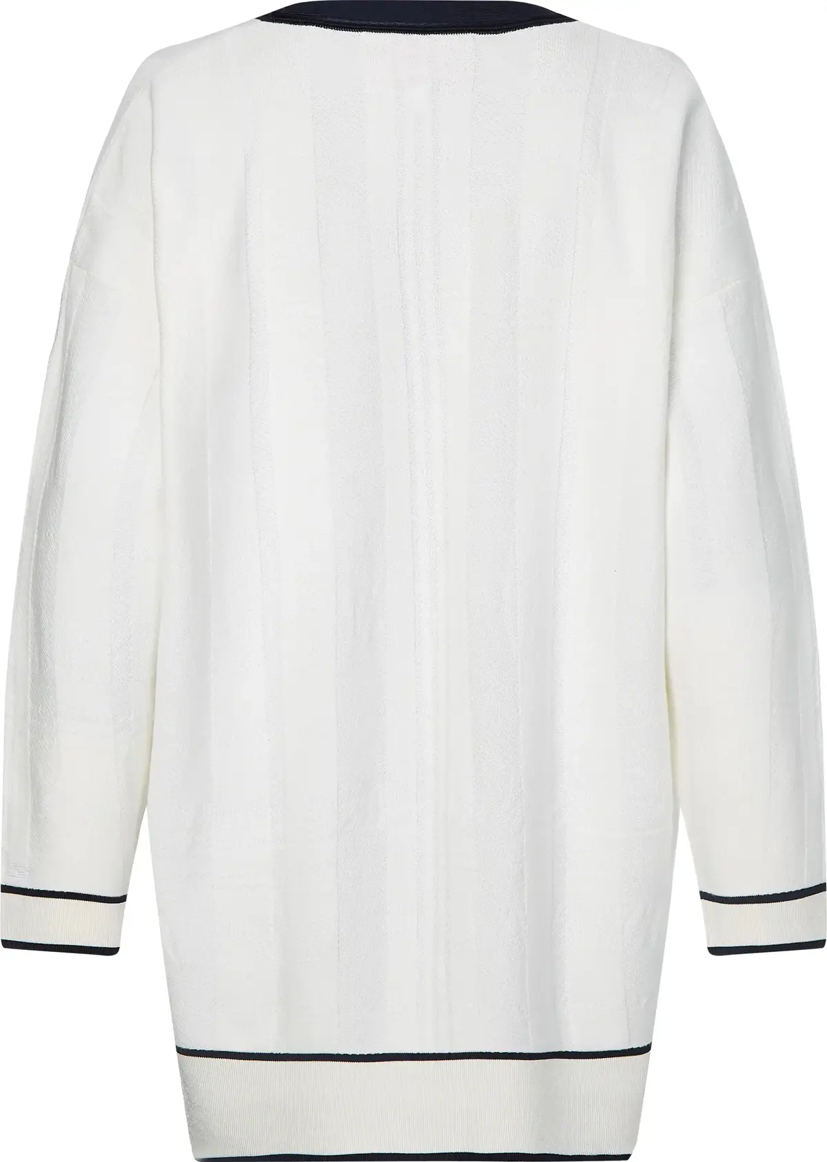 Tommy Hilfiger ICON CHECK CARDIGAN Kadın Krem Kazak