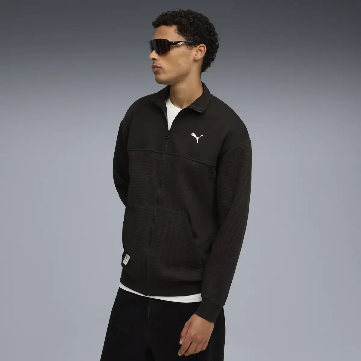 PUMA PUMA CLASS Track Jacket Erkek Siyah Fermuarlı Ceket