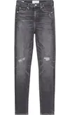 Calvin Klein HIGH RISE SKINNY Kadın Antrasit Kot Pantolon