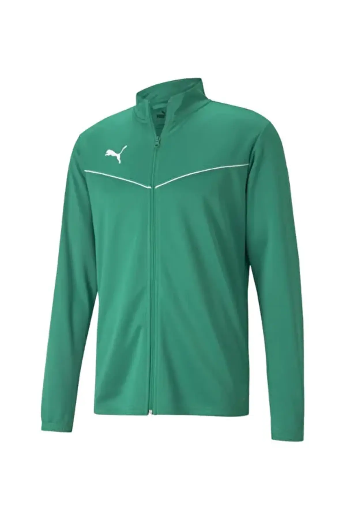Puma teamRISE Trg Poly Jacket Yeşil Erkek Fermuarlı Ceket