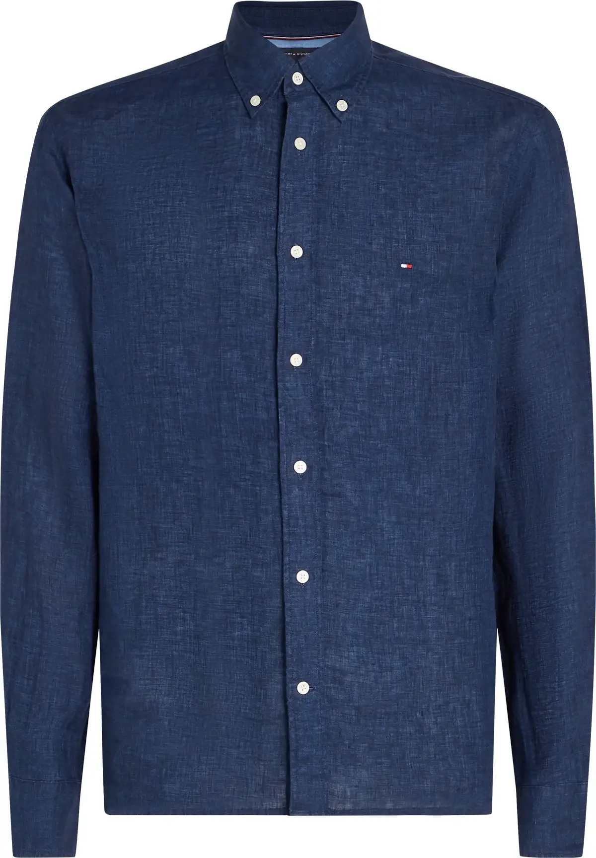Tommy Hilfiger PIGMENT DYED LI SOLI, DCC Lacivert Erkek Gömlek