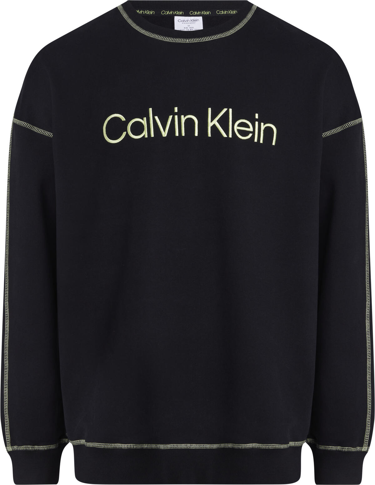 Calvin Klein L/S SWEATSHIRT Erkek Siyah Sweatshirt