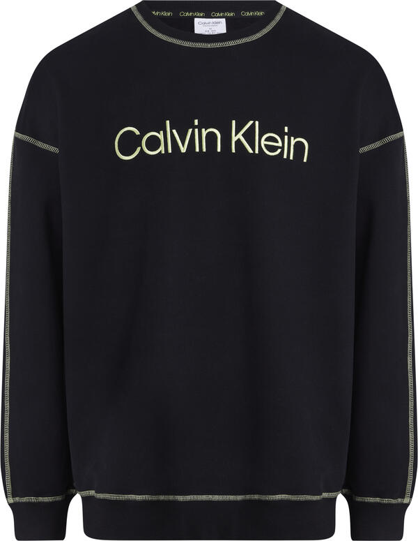 Calvin Klein L/S SWEATSHIRT Erkek Siyah Sweatshirt