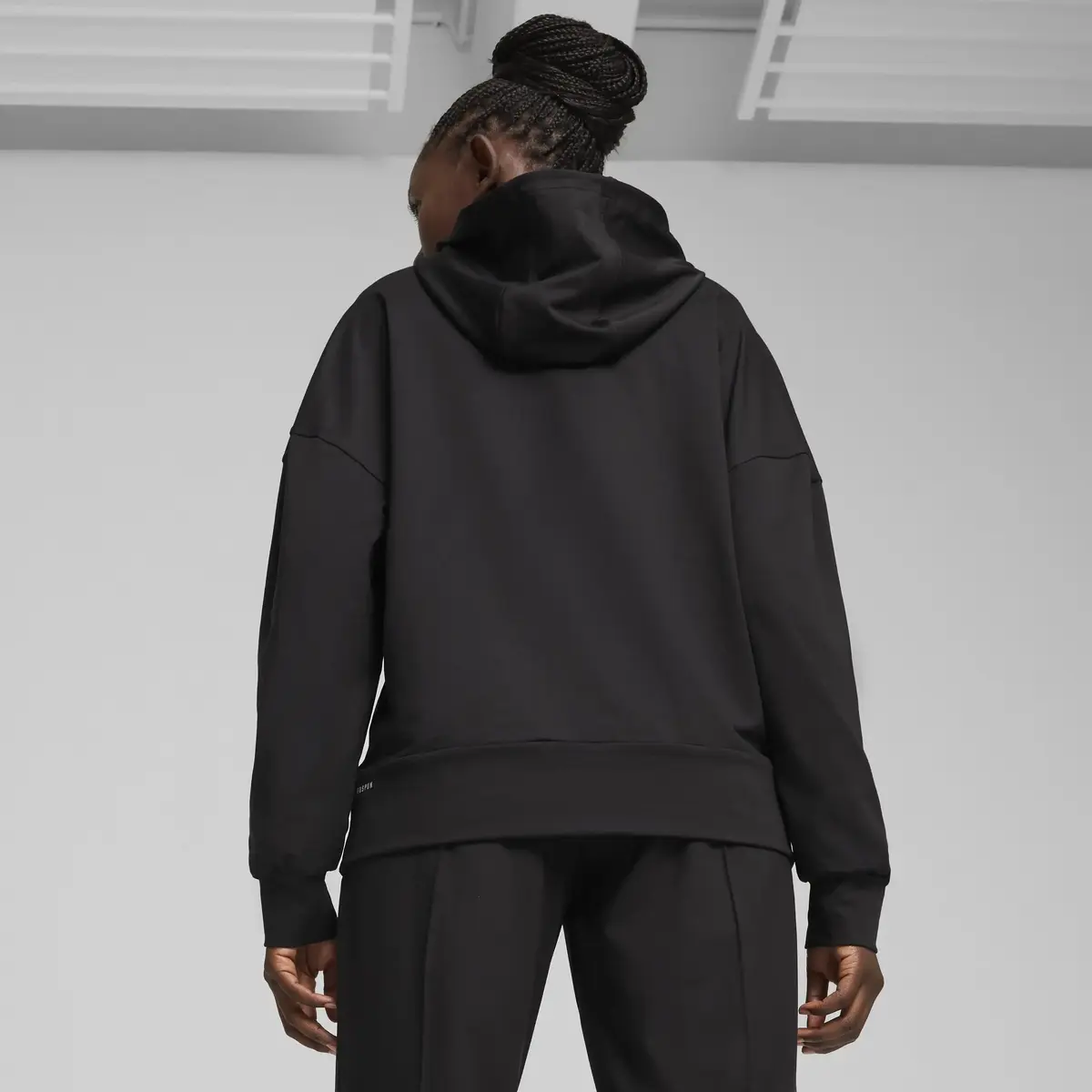 Puma CLOUDSPUN HOODIE Siyah Kadın Hoodie