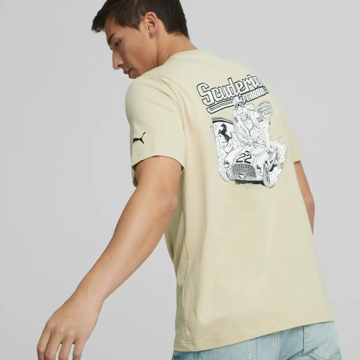 Puma Ferrari Race Graphic Tee Erkek T-Shirt & Polo