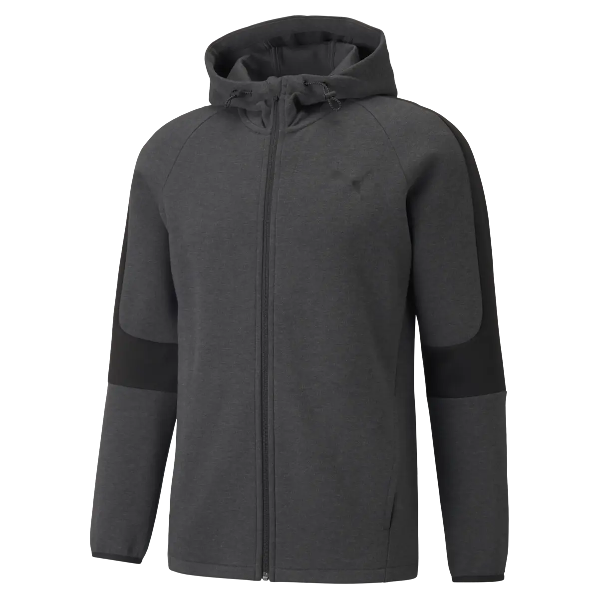 Puma EVOSTRIPE Core FZ Hoodie Antrasit Erkek Fermuarlı Ceket
