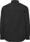 Calvin Klein LS GABARDINE RLXED OVERSHIRT Erkek Siyah Fermuarlı Ceket