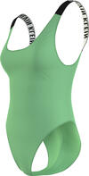Calvin Klein SCOOP BACK ONE PIECE Kadın Yeşil Mayo