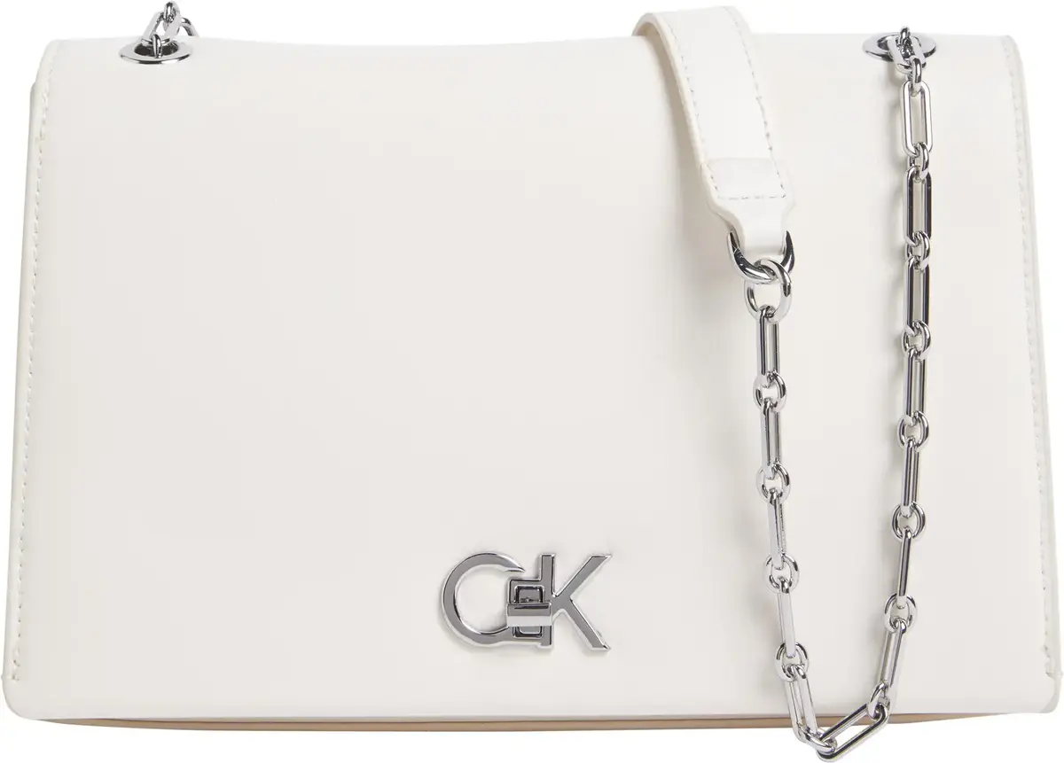 Calvin Klein CK MEDIUM CONV CHAIN, YAO Krem Kadın Çanta