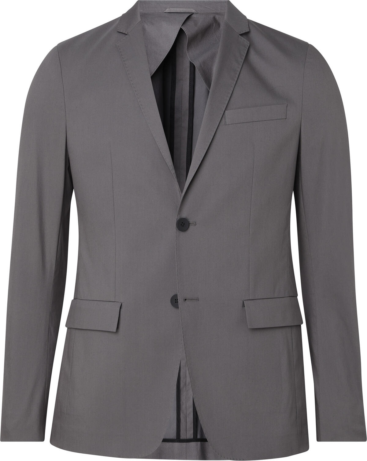Calvin Klein CRINKLE TECH COTTON Erkek Gri Blazer