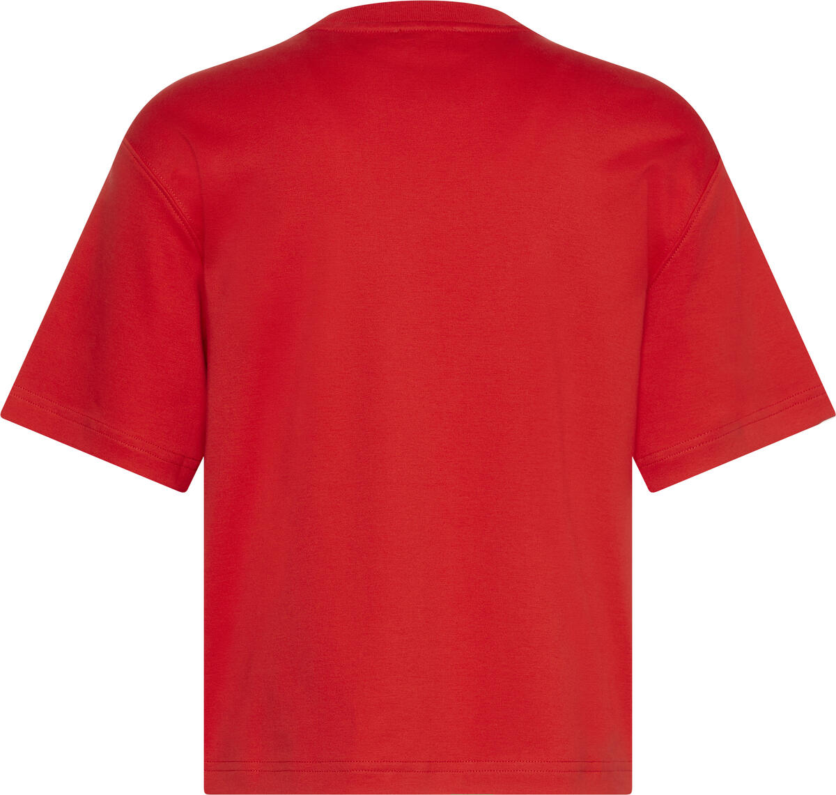 Calvin Klein SS 2 TONE 3D EMBROIDERY LOGO TEE Kırmızı Kadın T-Shirt Calvin Klein SS 2 TONE 3D EMBROIDERY LOGO TEE Kırmızı Kadın T-Shirt