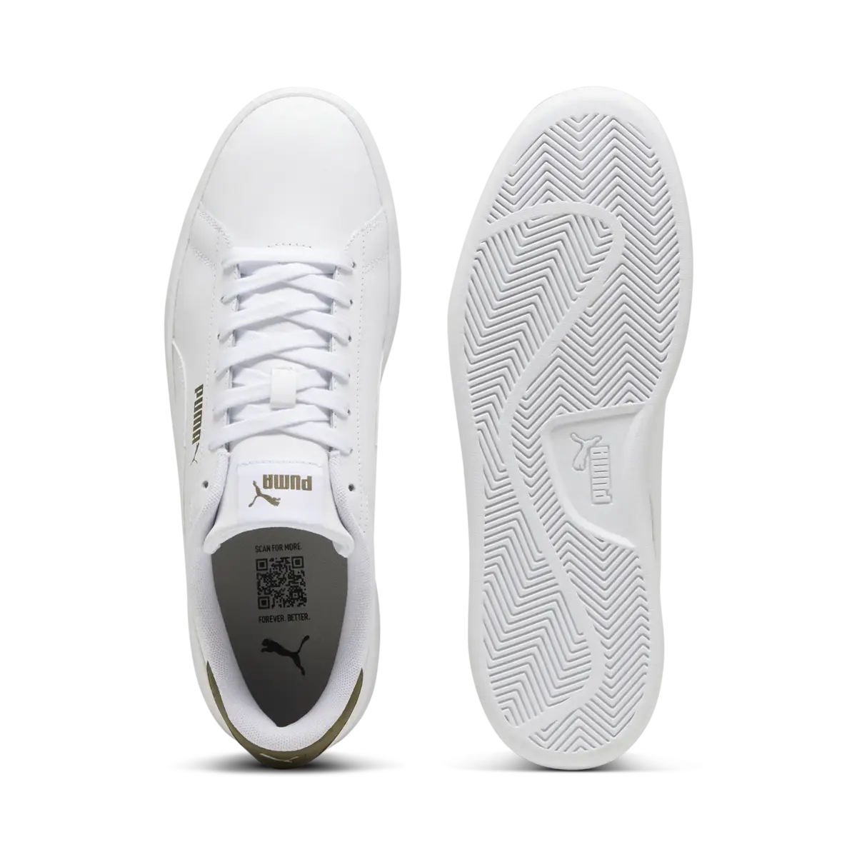 Puma Puma Smash 3.0 L Beyaz Unisex Günlük Spor Ayakkabı