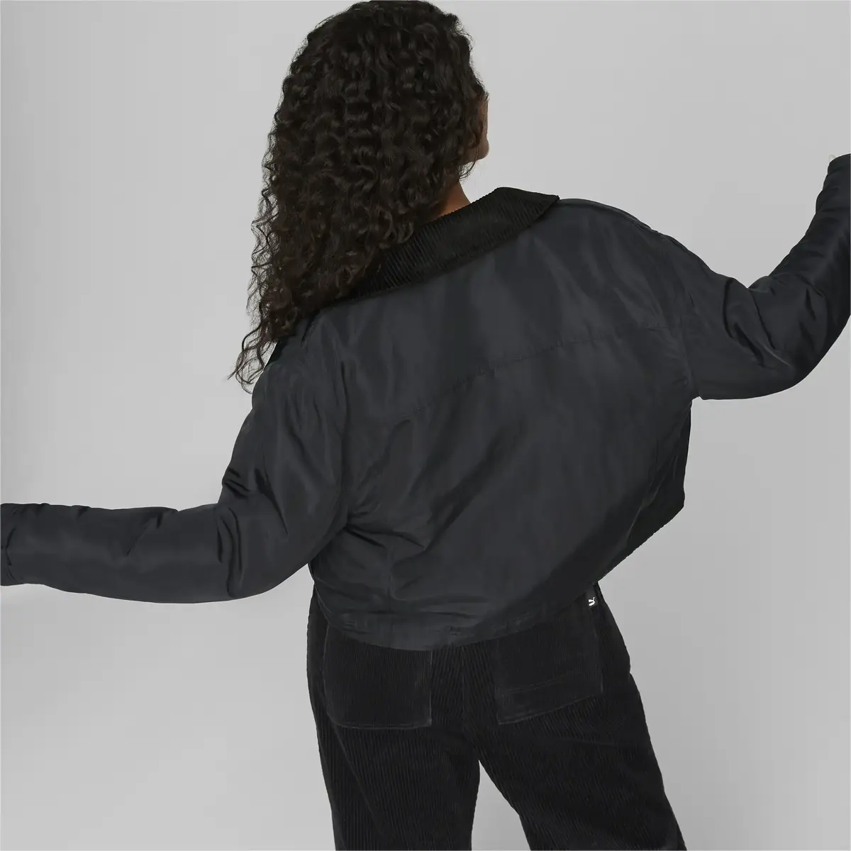 Puma Downtown Padded Coach Jacket Siyah Kadın Ceket