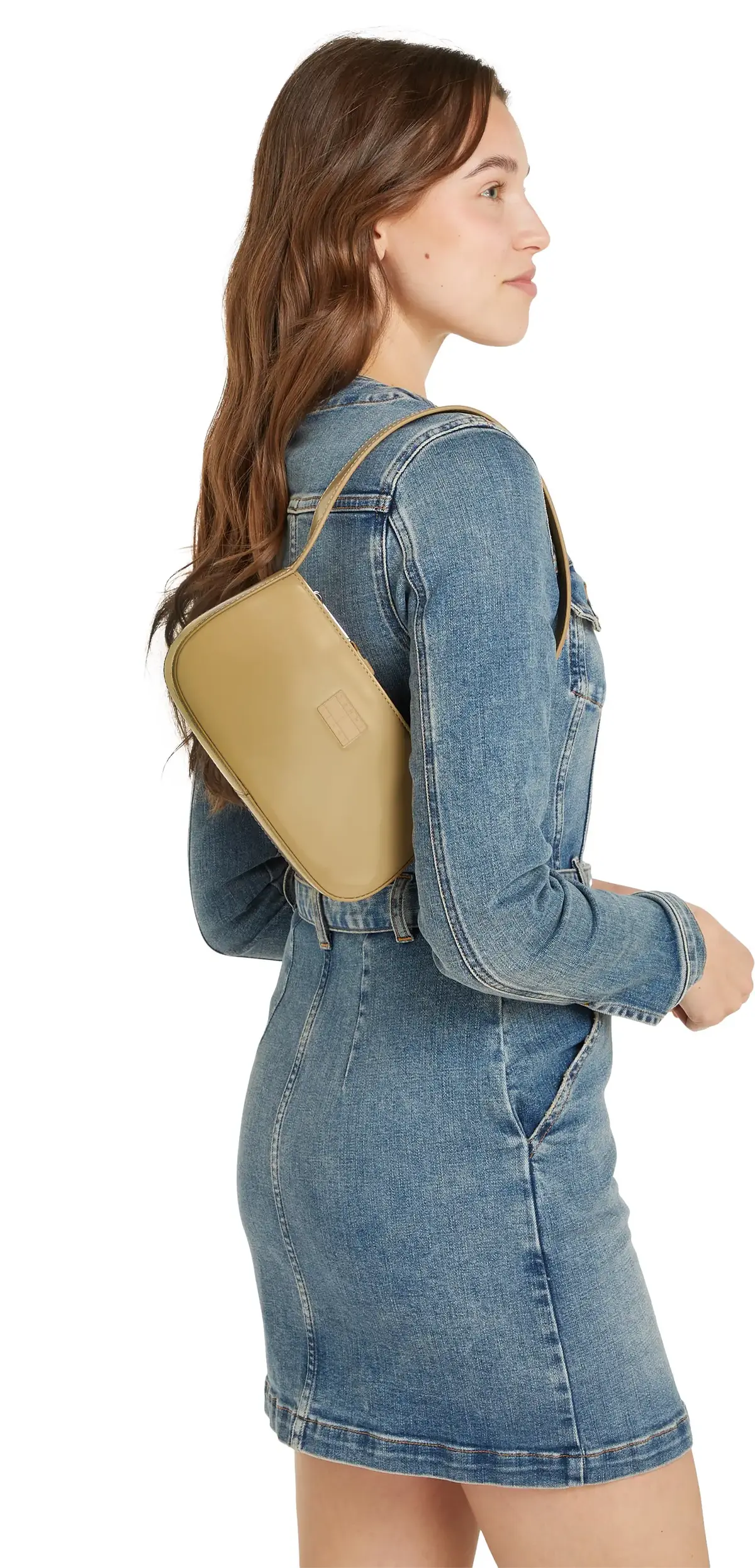 Tommy Hilfiger TJW ESS MUST SHOULDE, RBR Bej Kadın Çanta