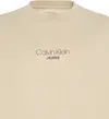 Calvin Klein SS 16S RLXD FIT CKJ GRAPHIC TEE Erkek Krem T-Shirt
