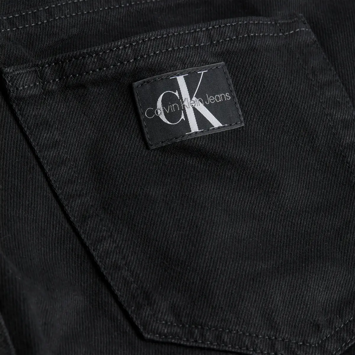 Calvin Klein 90S STRAIGHT Erkek Siyah Kot Pantolon