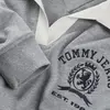 Tommy Hilfiger TJW RLX VARSITY CRES Kadın Gri Sweatshirt