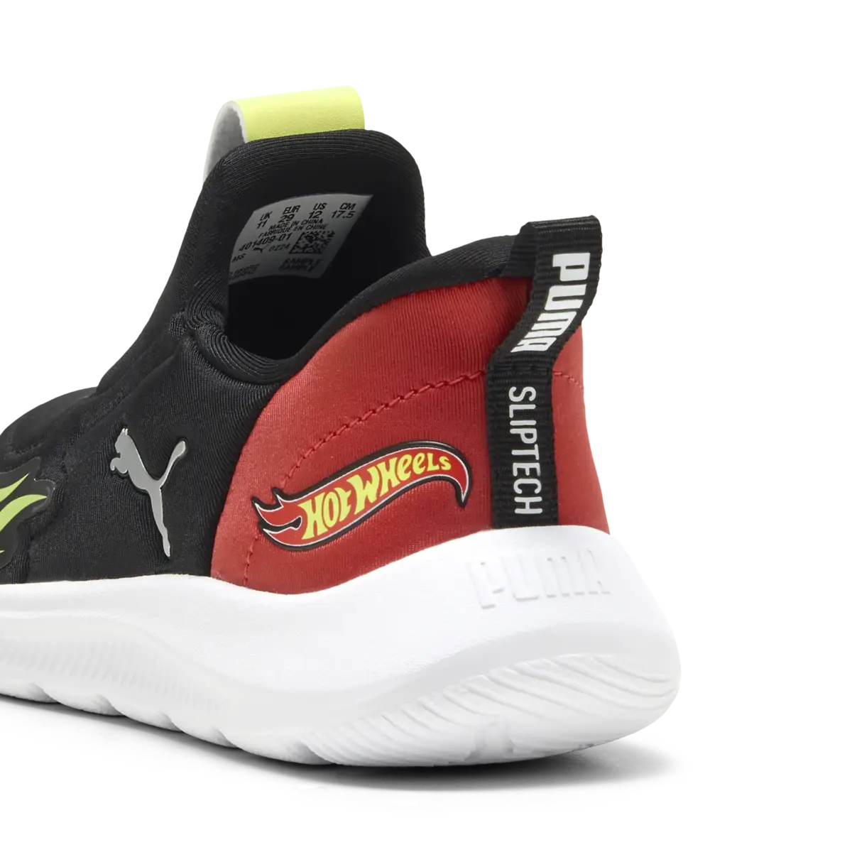 Puma PumaFnRacr2SLIPTECH HtWhlsPS Siyah Çocuk Spor Ayakkabı