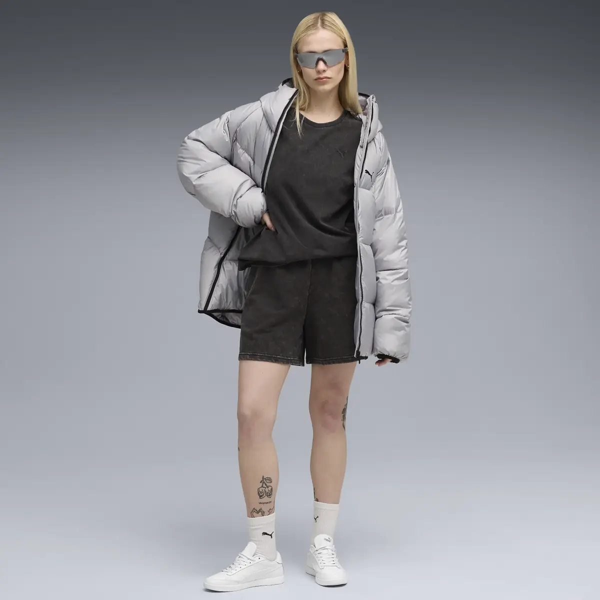 Puma ESS ELEVATED Wash Shorts Siyah Kadın Şort