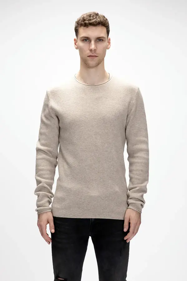 BAD BEAR TENDER JUMPER Erkek Bej Triko Kazak