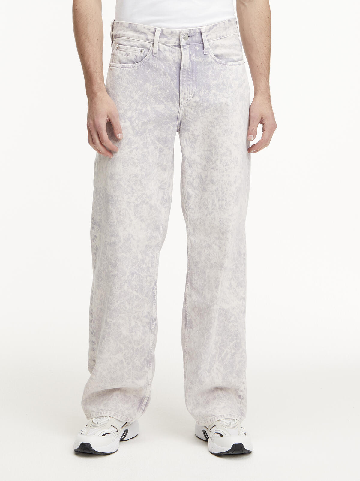 Calvin Klein 90S LOOSE Erkek Krem Kot Pantolon