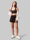 Calvin Klein WO - WOVEN SHORT, UB1 Siyah Kadın Şort