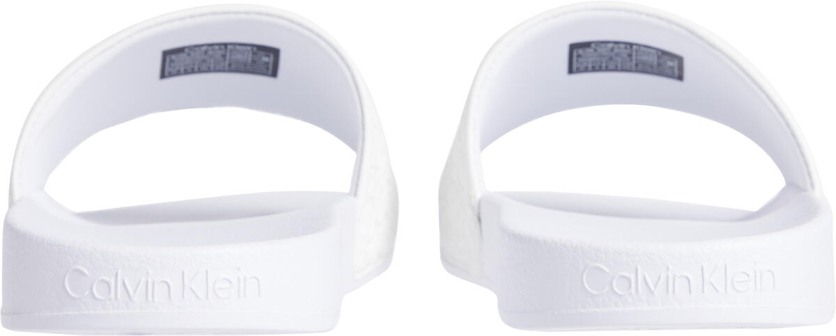 Calvin Klein SLIDE SAFF MONO Kadın Beyaz Terlik
