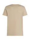 Tommy Hilfiger LUXURY INTERLOCK TEE, RBT Bej Erkek T-Shirt & Polo