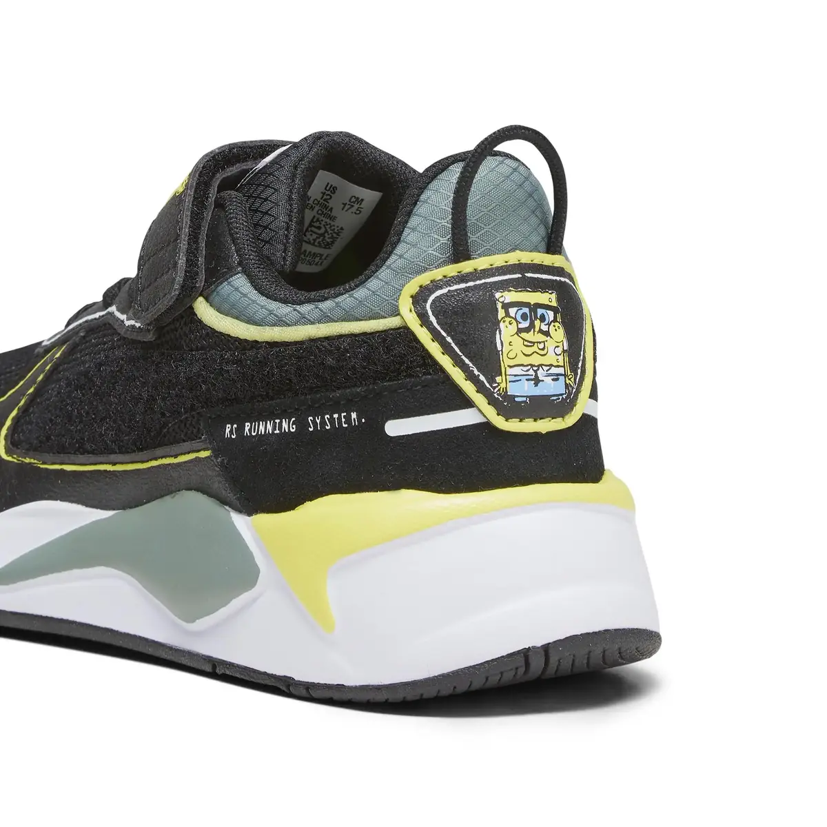 Puma RS-X Spongebob PS Siyah Çocuk Günlük Spor Ayakkabı
