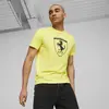 Puma Ferrari Race tnl Bg Shld Tee Sarı Erkek T-Shirt
