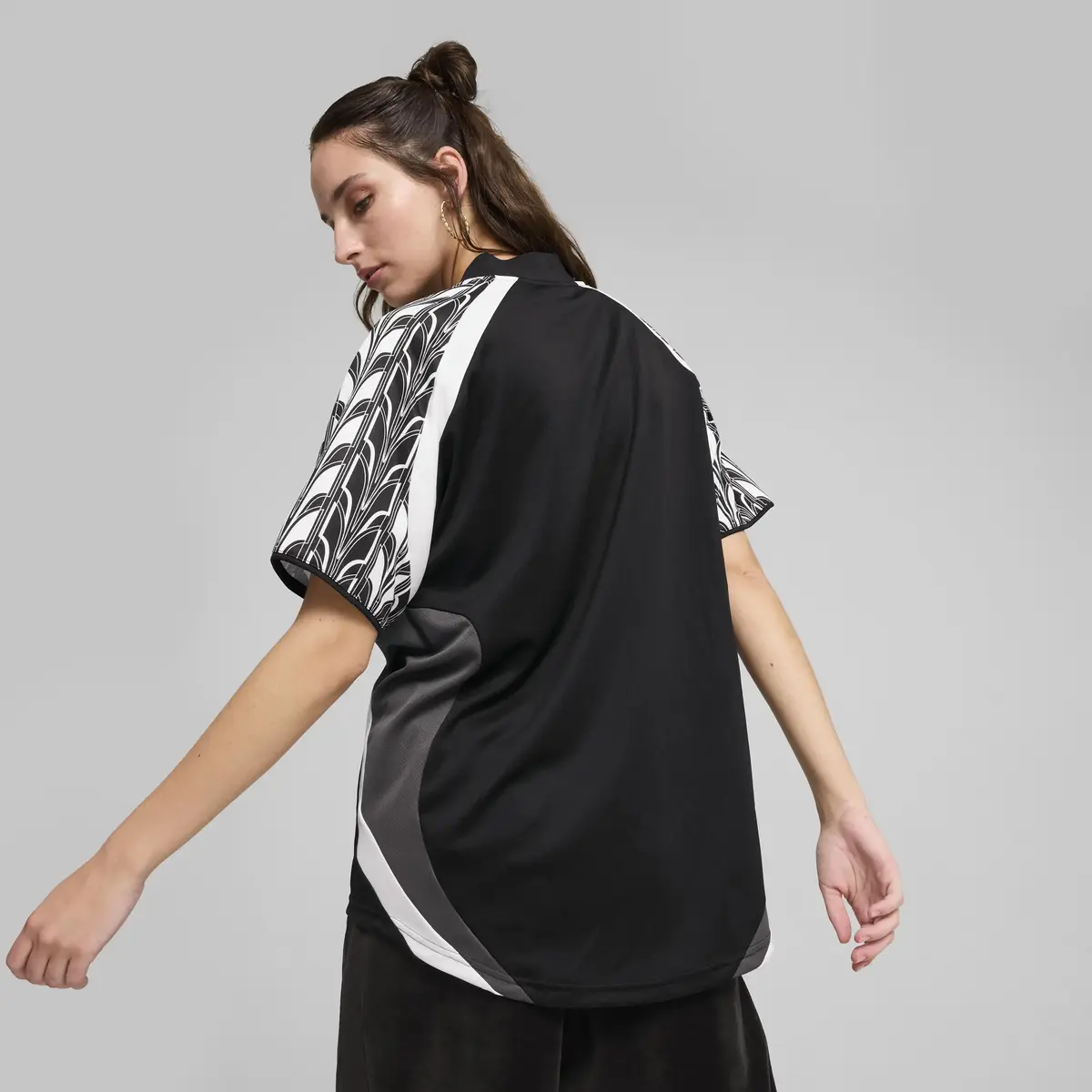 Puma FOOTBALL JERSEY Relaxed Siyah Erkek Forma