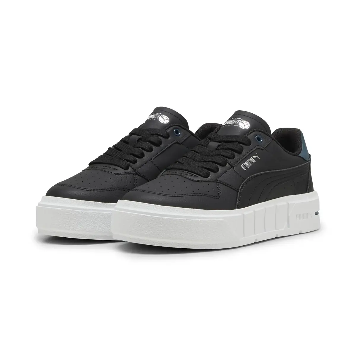 Puma Cali Court Lth Wns Petrol Mavisi Kadın Günlük Spor Ayakkabı