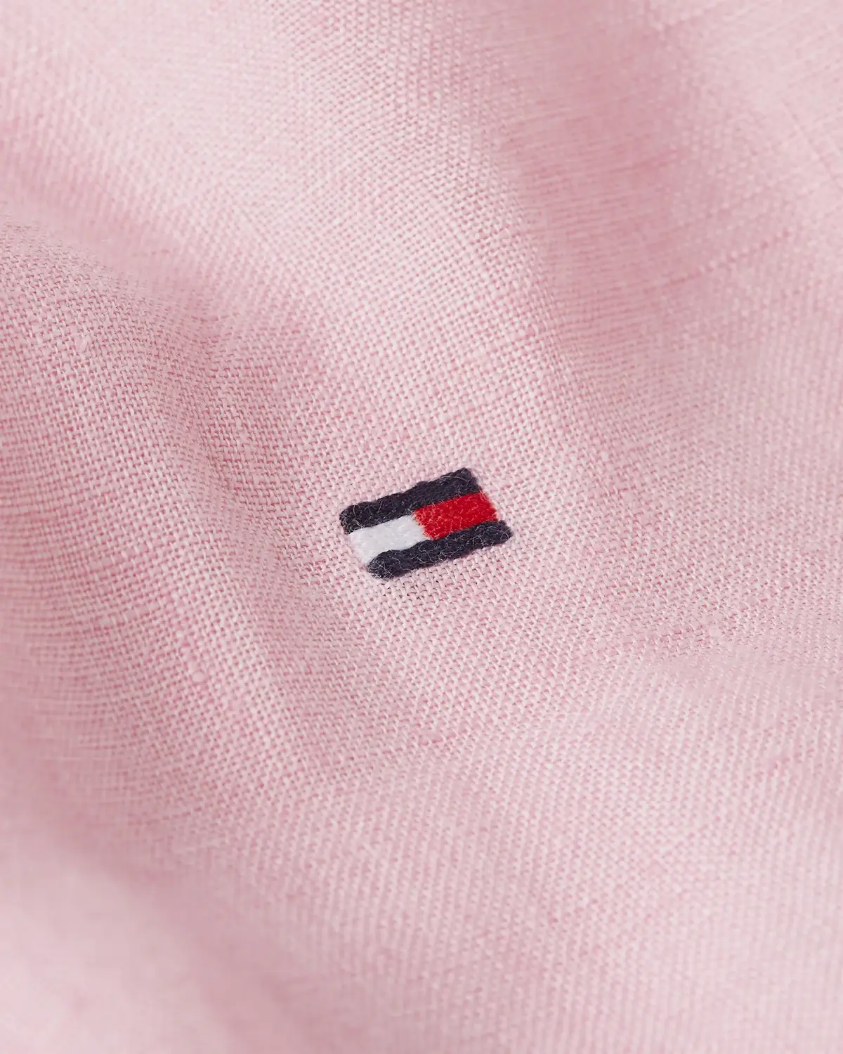 Tommy Hilfiger PIGMENT DYED LI SOLI, TOL Pembe Erkek Gömlek