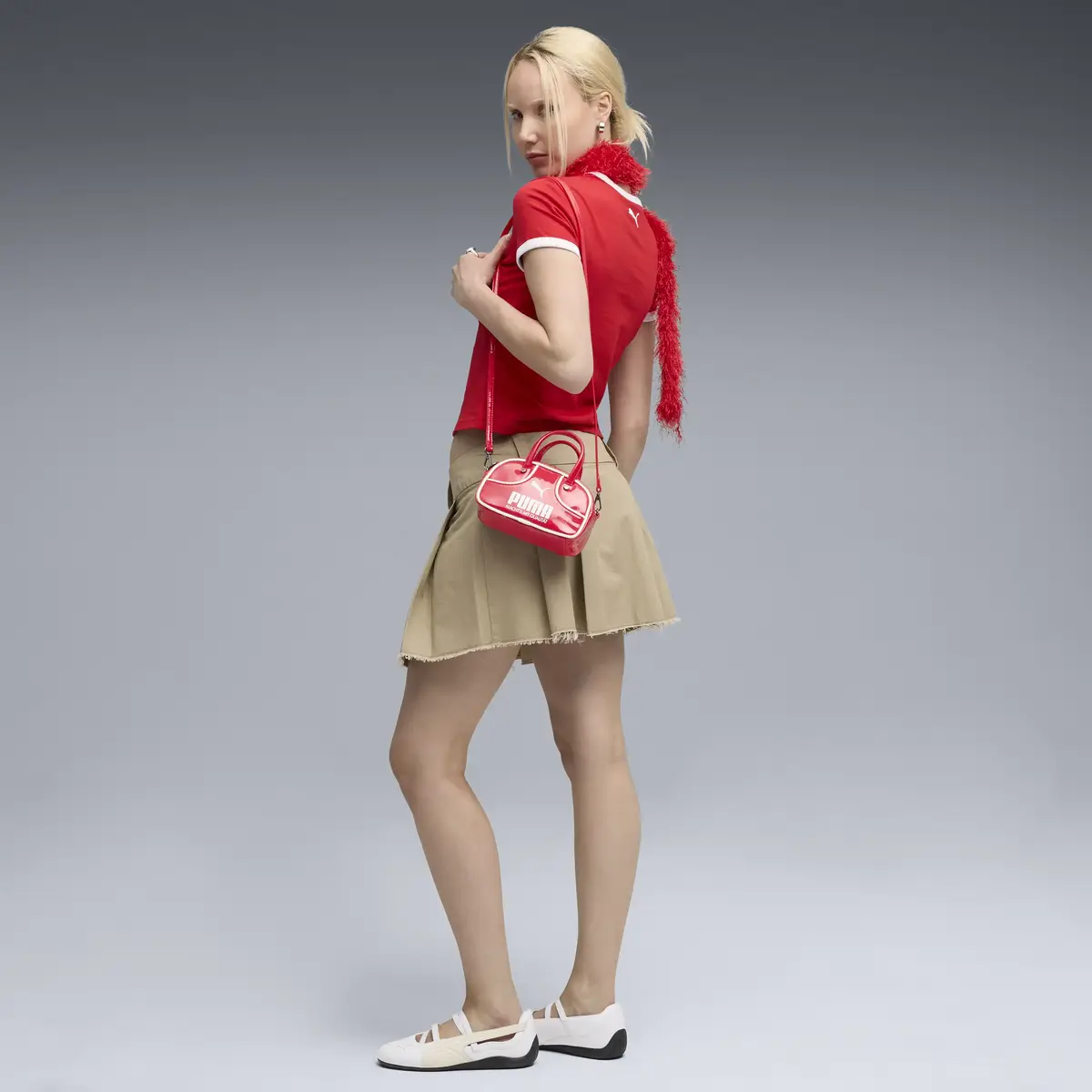 Puma Speedcat Ballet LTH Wns PUMA White-Alpin Beyaz Kadın Babet