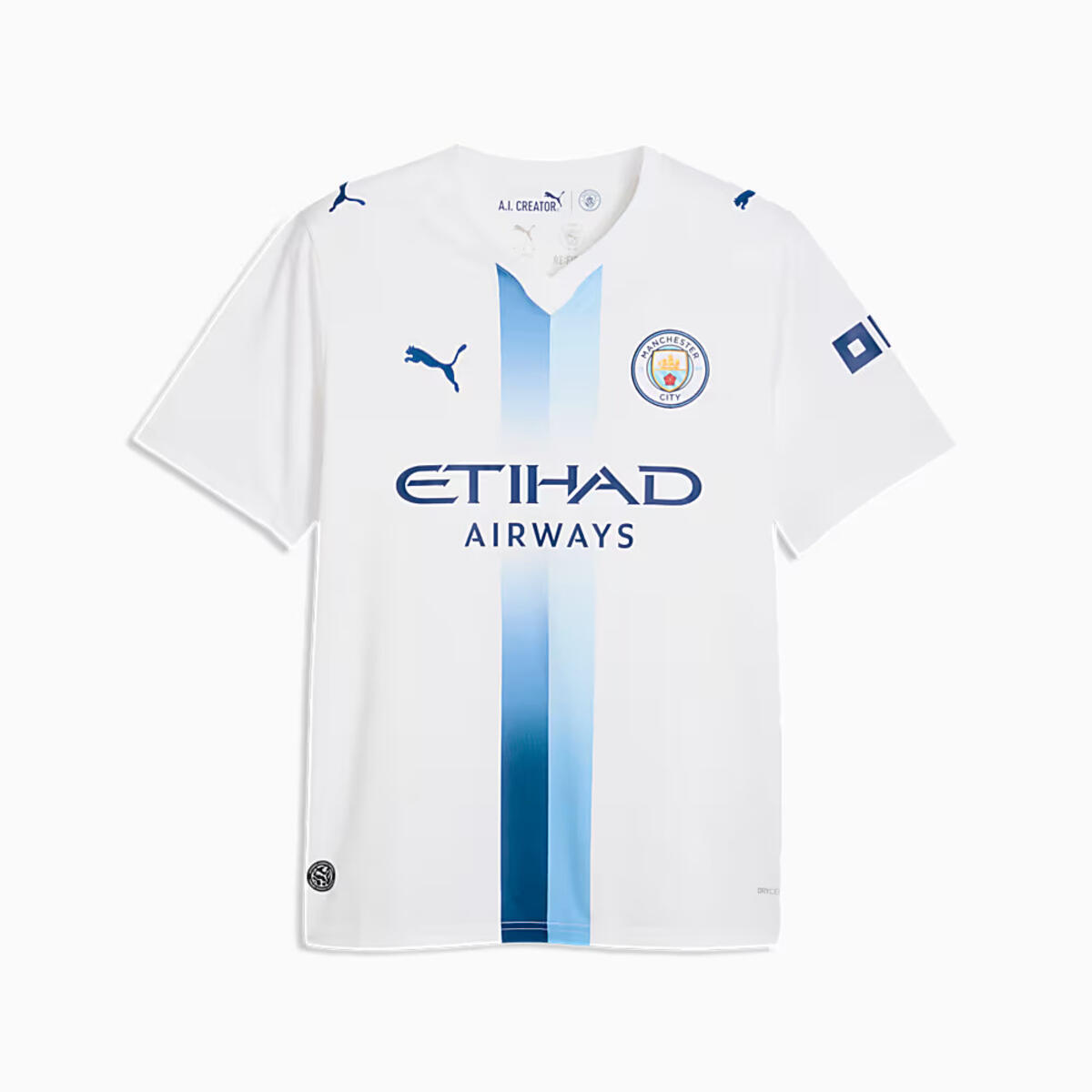 PUMA MCFC Third Jersey Replica Beyaz Erkek Forma