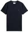 Tommy Hilfiger LUXURY INTERLOCK TEE, DW5 Siyah Erkek T-Shirt & Polo