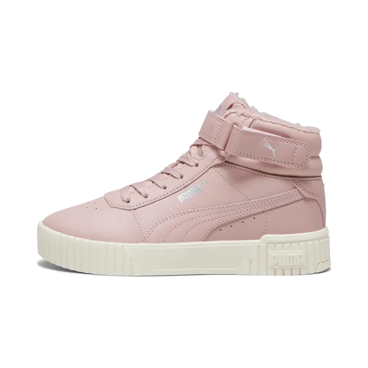 Puma Carina 2.0 Mid WTR Jr Pembe Kadın Spor Ayakkabı